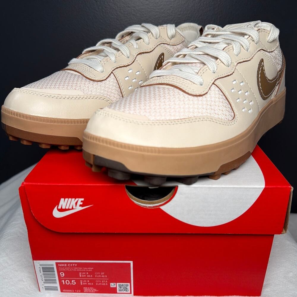 Nike C1TY “Ivory / Hemp / White / Tan” | IB8863122 | 9M